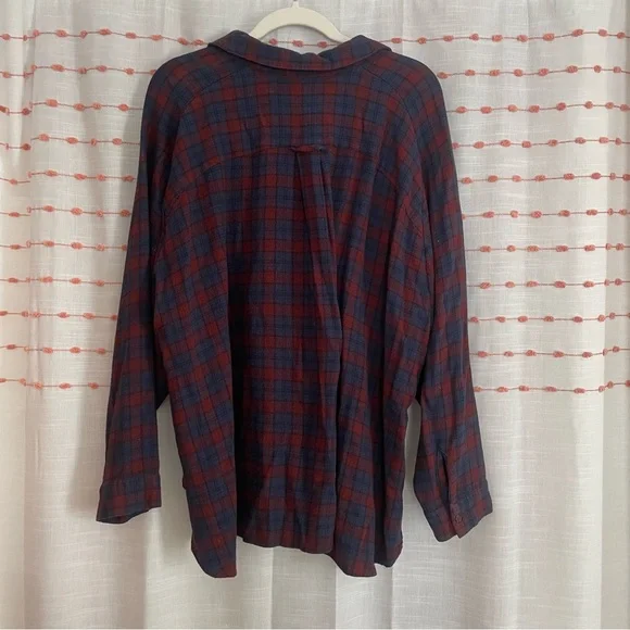 UO BDG Lachlan Flannel Button-Down Shirt - Picture 4 of 4